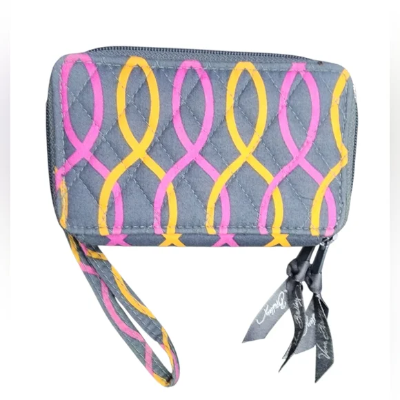 Vera Bradley Wallet In Jazzy Swirls - Picture 2 of 7